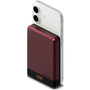 Cygnett MagSlim - Batterie externe Simple USB-C 10.000 mAh 15W - Compatible MagSafe - Cherry