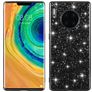 Mobigear Glitter Coque Huawei Mate 30 Pro Coque arrière Rigide - Noir