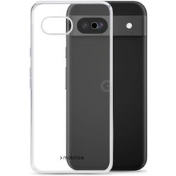 Mobilize Gelly Coque Transparente Google Pixel 8a Coque arrière en TPU Souple - Transparent
