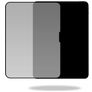 Mobilize iPad Air 11 Pouces (2024) Verre trempé Protection d'écran Confidentialité - Compatible Coque - Noir