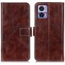 Mobigear Basic Housse Motorola Edge 30 Neo Etui Porte-Monnaie - Marron