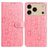 Mobigear Flowers Housse iPhone 17 Pro Etui Porte-Monnaie - Rose