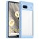 Mobigear Crystal Google Pixel 7a Plastique rigide Coque arrière - Transparent / Bleu