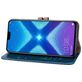 Mobigear Wallet Housse HONOR 8X Etui Porte-Monnaie - Bleu Marin