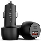 Mobilize - Double USB / USB-C Chargeur voiture Power Delivery 48W - Noir Mobilize - Double USB / USB-C Chargeur voiture Power Delivery 48W - Noir