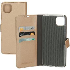 Mobiparts Saffiano Wallet Housse Samsung Galaxy A22 5G Etui Porte-Monnaie - Copper