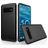 Mobigear Card Coque Samsung Galaxy S10 Coque arrière Rigide Anti-Chocs avec Porte-Cartes - Noir