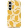 Burga Tough Coque Samsung Galaxy S24 Coque arrière Rigide Anti-Chocs - Lemon Tart