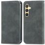 Mobigear Retro Slim Housse Samsung Galaxy S25 Etui Porte-Monnaie - Gris