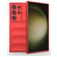 Mobigear Bumpy Coque Samsung Galaxy S24 Ultra Coque arrière en TPU Souple - Rouge