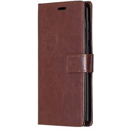 Mobigear Wallet Housse Samsung Galaxy A21s Etui Porte-Monnaie - Marron