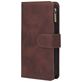 Mobigear Zipper Housse iPhone 12 Pro Etui Porte-Monnaie - Marron