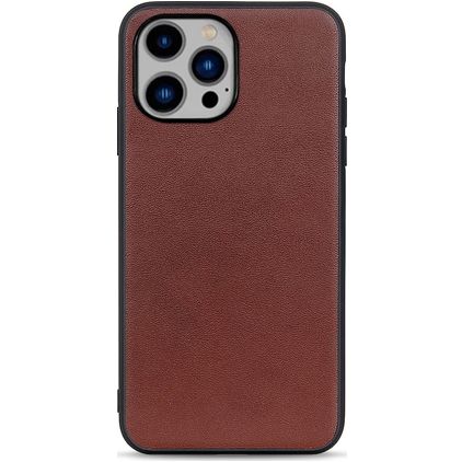Mobigear Excellent Coque iPhone 14 Plus Coque arrière Rigide - Marron