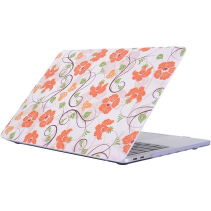 Mobigear Flowers MacBook Pro 15 Pouces (2016-2019) Coque - Model 21 - Model A1707 / A1990