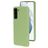 Mobiparts Coque Samsung Galaxy S21 Coque arrière en Silicone - Pistache Green