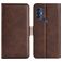 Mobigear Slim Magnet Housse TCL 305 Etui Porte-Monnaie - Marron