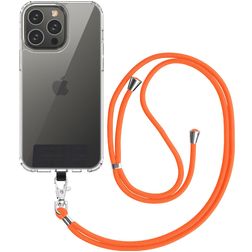 Mobigear Lanyard - Cordon de téléphone universel ajustable en Nylon - Orange
