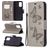 Mobigear Butterfly Housse POCO M3 Etui Porte-Monnaie - Gris