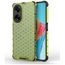 Mobigear Honeycomb OPPO A98 Plastique rigide Coque arrière Antichoc - Vert