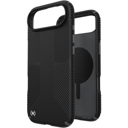 Speck Presidio2 Grip Coque iPhone Air MagSafe Coque arrière Rigide Anti-Chocs - Noir