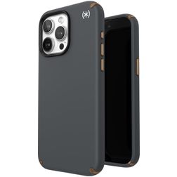 Speck Presidio2 Pro Coque iPhone 15 Pro Max MagSafe Coque arrière Rigide Anti-Chocs - Charcoal Grey