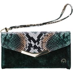 Mobilize Gelly Velvet iPhone 8 Plus Détachable 2in1 Pochette - Green Snake