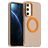 Mobigear Shockproof Coque Samsung Galaxy A16 MagSafe Coque arrière Rigide - Orange