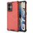 Mobigear Honeycomb Coque Realme GT Neo2 Coque arrière Rigide Anti-Chocs - Rouge