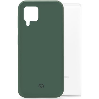 Mobilize Rubber Gelly Samsung Galaxy A22 4G TPU souple Coque arrière - Matt Green