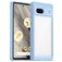 Mobigear Crystal Coque Google Pixel 7a Coque arrière Rigide - Transparent / Bleu