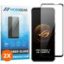 Mobigear Premium ASUS ROG Phone 7 Verre trempé Protection d'écran - Compatible Coque - Noir (Lot de 2)