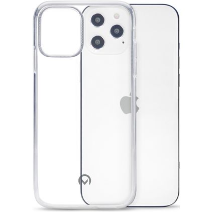 Mobilize Gelly Coque Transparente iPhone 12 Pro Max Coque arrière en TPU Souple - Transparent