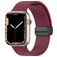 Mobigear Sport Mag Bracelet Silicone Apple Watch Fermeture magnétique - 42/41/40/38 mm - Bordeaux