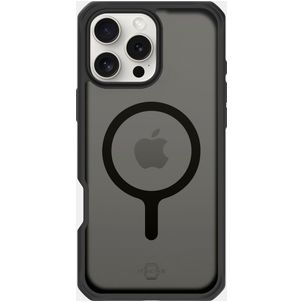 ITSKINS Level 2 HybridMagFrost R Coque iPhone 16 Pro MagSafe Coque arrière Rigide Anti-Chocs - Noir