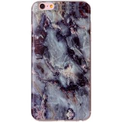 Mobigear Marble Coque iPhone 6 Coque arrière en TPU Souple - Brown