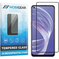 Mobigear Premium OPPO A73 5G Verre trempé Protection d'écran - Compatible coque - Noir
