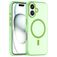 Mobigear Shockproof Coque iPhone 16 MagSafe Coque arrière en TPU Souple - Vert