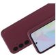 Mobiparts Coque Samsung Galaxy A35 Coque arrière en Silicone - Plum Red