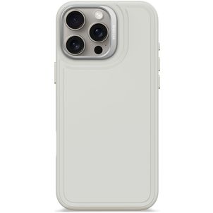 Decoded Stacks Coque iPhone 16 Pro Max MagSafe Coque arrière en Silicone - Stone Grey
