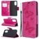 Mobigear Butterfly Housse Samsung Galaxy S20 Etui Porte-Monnaie - Magenta