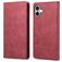Mobigear Wallet Housse iPhone 16 Plus Etui Porte-Monnaie - Rouge