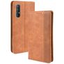 Mobigear Sensation Housse OPPO Reno 3 Pro Etui Porte-Monnaie - Cognac