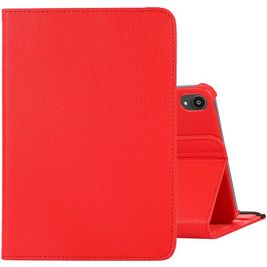 Mobigear DuoStand Coque iPad Mini 7 (2024) Etui Rotatif - Rouge