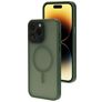 Mobiparts Hardcover Coque iPhone 14 Pro Max MagSafe Coque arrière Rigide - Satin Green