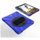Mobigear SureGrip XGuard Coque Samsung Galaxy Tab S3 9.7 Coque Arrière Rigide Antichoc + Support Amovible - Bleu