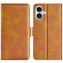 Mobigear Slim Magnet Housse iPhone 17 Etui Porte-Monnaie - Cognac