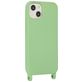 Mobigear Lanyard iPhone 14 Coque avec cordon en Silicone - Vert