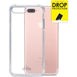 My Style Protective Flex Coque Transparente iPhone 8 Plus Coque arrière en TPU Souple Anti-Chocs - Transparent