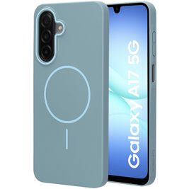 Mobiparts Slim Line Coque Samsung Galaxy A17 MagSafe Coque arrière Rigide - Sage Green
