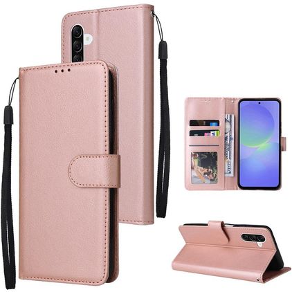Mobigear Wallet Housse Samsung Galaxy A57 Etui Porte-Monnaie - Rose doré